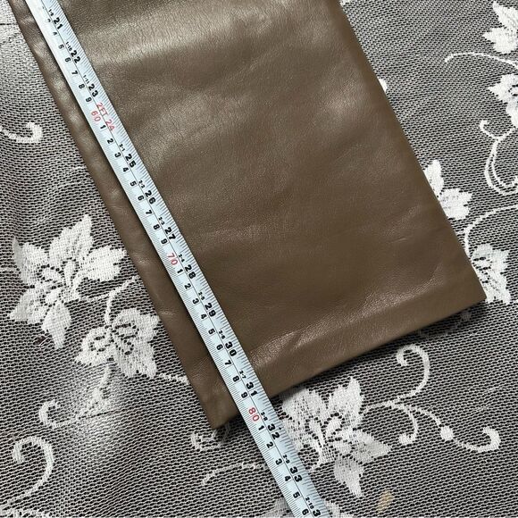 Aritzia Wilfred Melina Straight Leg Vegan Leather Pant Sz 10 - Picture 11 of 14